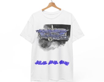 BCM Box Chevy Movement Blue Line only caprice impala slab box spokes Unisex Heavy Cotton Tee