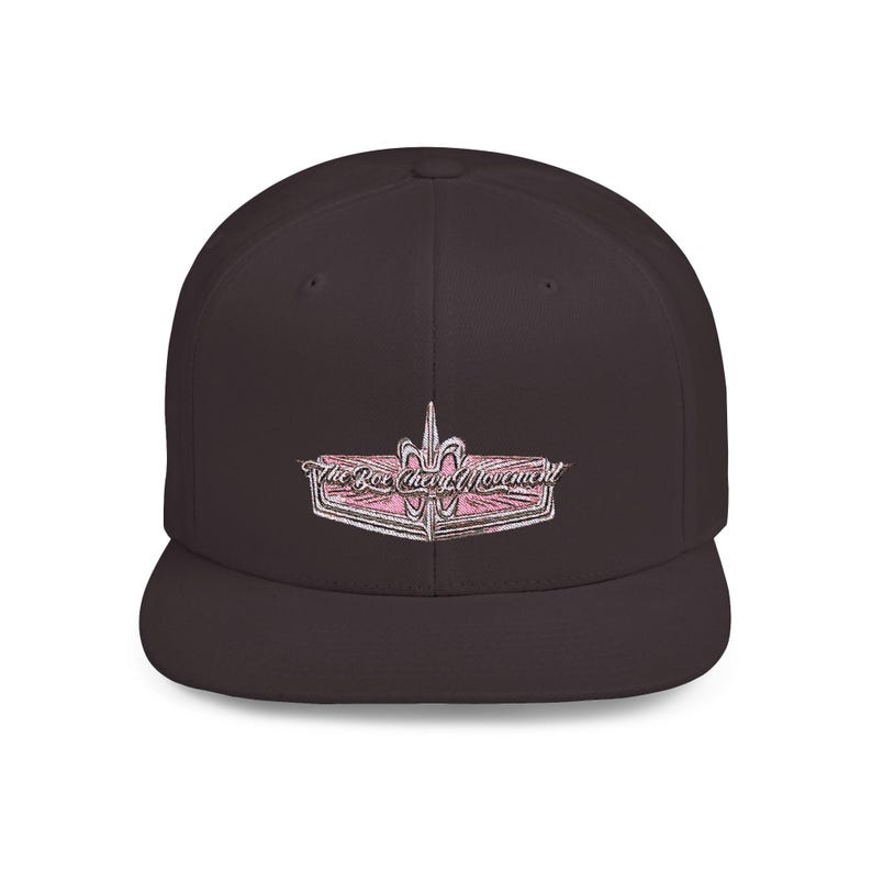 BCM Box Chevy Movement box chevy caprice logo Flat Bill Snapback image 3