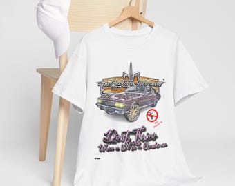 Box Chevy Movement Caprice Glass House Box Tee Unisex Heavy Cotton Tshirt, Urban Hip Hop Streetwear, Vintage Car Enthusiasts, BCM Apparel,
