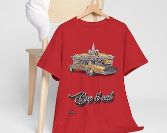 BCM Box Chevy Movement Unisex Heavy Cotton Tee - Streetwear Style Shirt, Hip Hop Fashion Top, Classic Car Enthusiasts Gift, Chevy Lovers