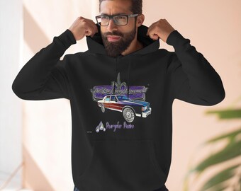BCM Box Chevy Movement Purple rain Box caprice classic Three-Panel Fleece Hoodie