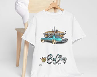 BCM Box CHevy Movement Unisex Heavy Cotton Tee, T-Shirt for Caprice Fans, Section 8 28s Design Shirt, Gift for Car Enthusiasts, Chevrolet