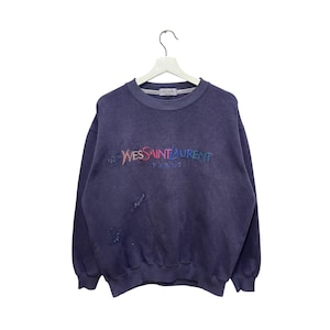 Yves Saint Laurent Sweatshirt - Etsy