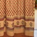 Indian Summer ~ Orange Paisley India Curtain Panel