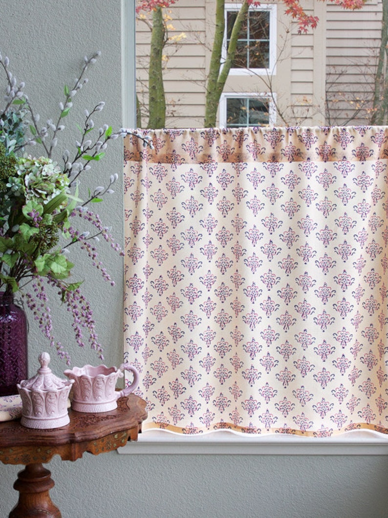 ~ Moroccan Bohemian Print Kitchen Curtain CP Sultans Palace