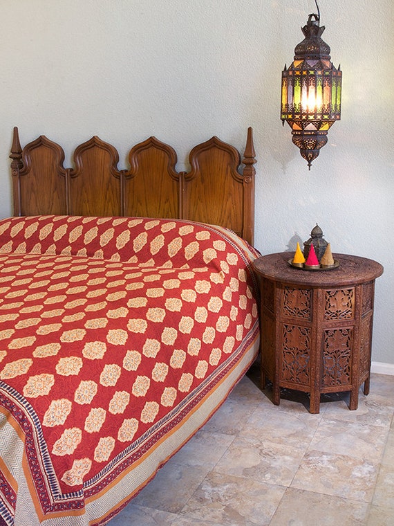 Spice Route Moroccan Bedspread Indian Bedspread Soft Cotton Cover Marrakesh Blanket Turkish Quilt Bohemian Throw Exotic Bedding Etsy New Zealand