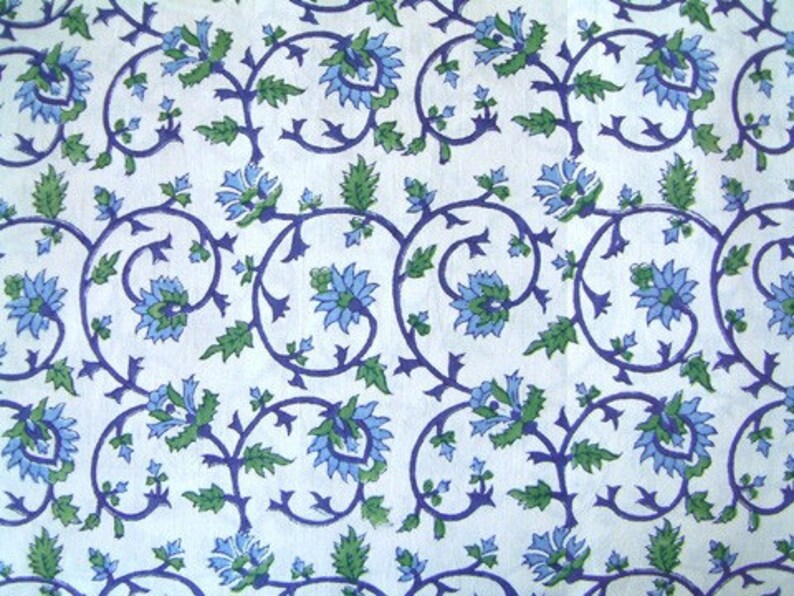 Moonlit Taj Block Print Shower Curtain Indian Shower Etsy