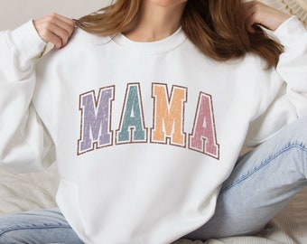Mama Pullover, Mama Sweatshirt, Geschenk zum Muttertag, Mom Sweater