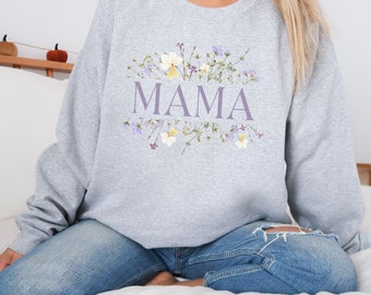 Mama Sweatshirt, Mama Pullover, Geschenk zum Muttertag, Mom Sweater