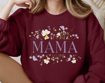 Mama Sweatshirt, Mama Pullover, Geschenk zum Muttertag, Mom Sweater