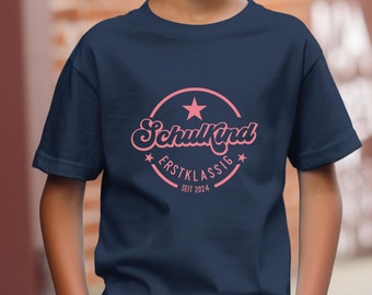 Schulkind T-Shirt, Einschulungsgeschenk für Mädchen und Jungs, Schulkind 2024, T-Shirt Schulanfang