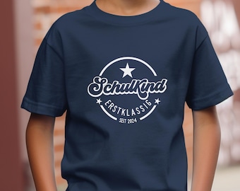 Schulkind T-Shirt, Einschulungsgeschenk für Mädchen und Jungs, Schulkind 2024, T-Shirt Schulanfang