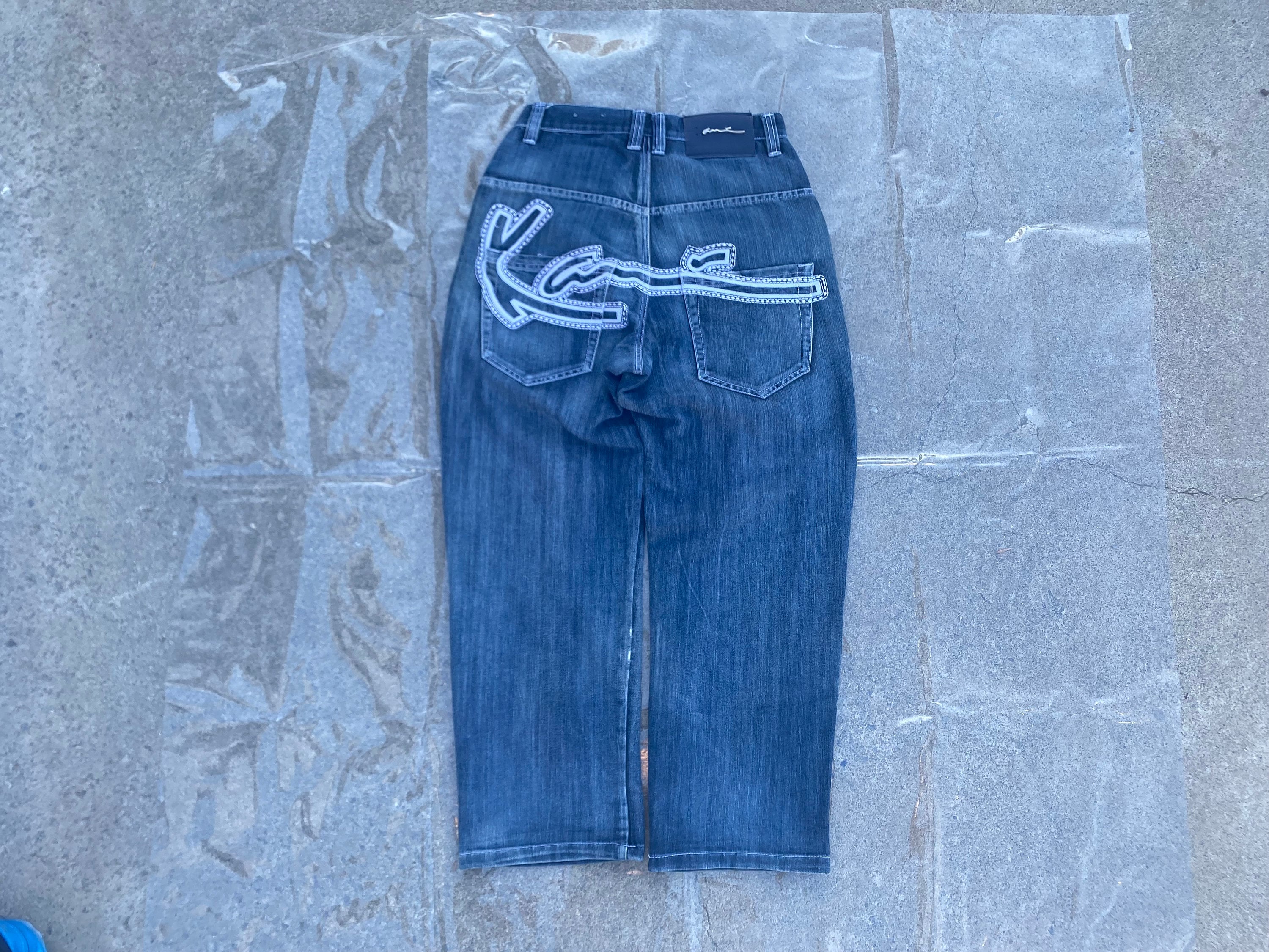 Pantalón bomba niño jeans parches de sudor melange -  México