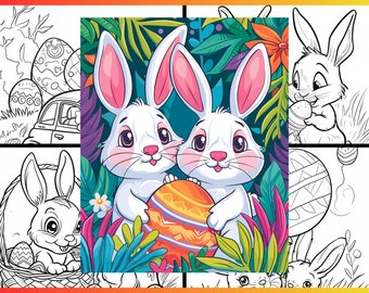 Happy Easter Coloring Pages for Kids 3-8 black0sheep APPROVED | V13