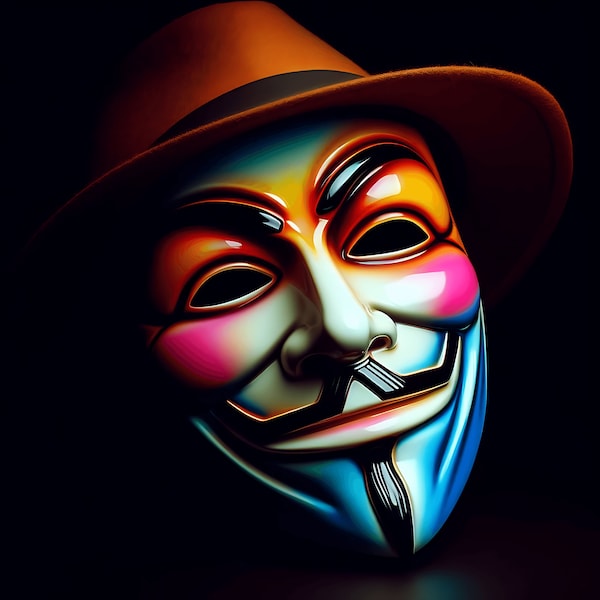 3 画像 写真 - ミスティック シャドウ - 解像度 4096x4096 - シリーズ ガイ フォークス マスク - マスク - V フォー ヴェンデッタ - V フォー ヴェンデッタ