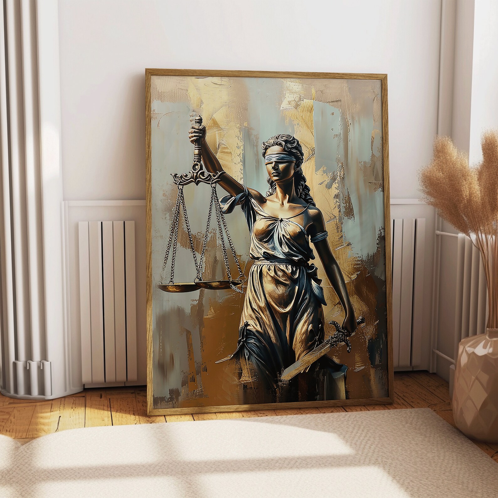 Lady of Justice Art Print: Lawyer Office Decor (digital Download) - Etsy