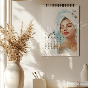 2025 Floral Art Calendar Elegant Monthly Wall Art Calendar for Beauty ...