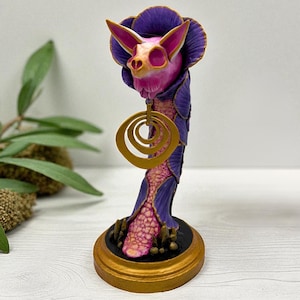Handmade Clay Magic Dragon Creature