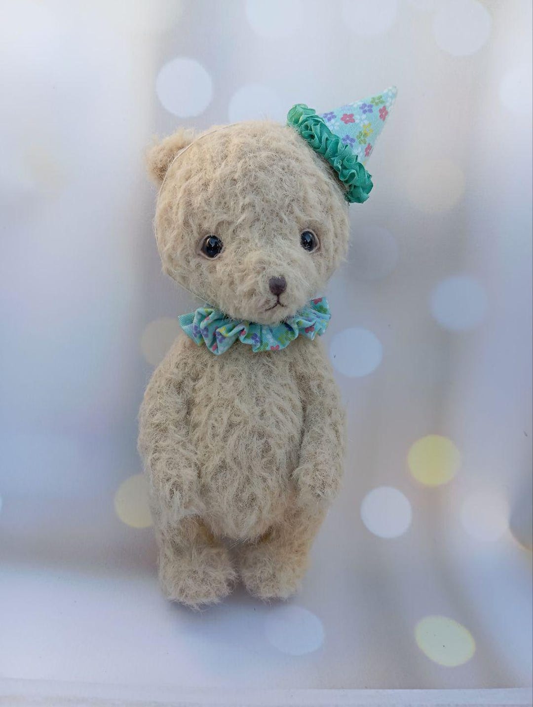 Handmade Archie Teddy Bear - Collectible Miniature Doll - Etsy