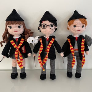 Triplet van Harry Potter-poppen afbeelding 1