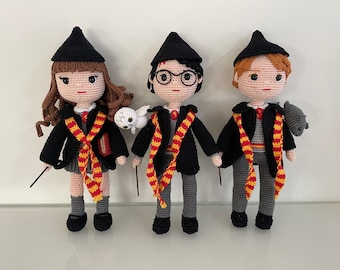 Triplet van Harry Potter-poppen