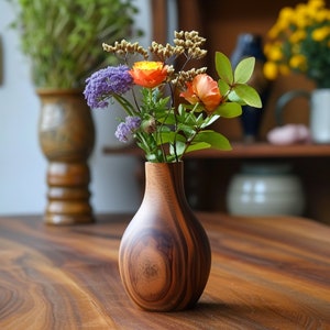 Unique Handmade Wooden Vases