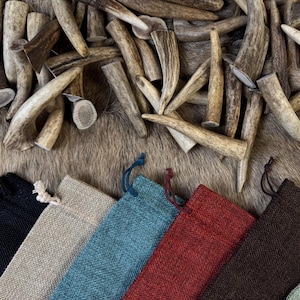 BIG Red Deer ANTLER TIPS for Crafting, Necklaces, Knives & More – Real Antlers, Unique diy Material, Perfect for Jewelry, not chew
