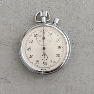 Vintage sovjetiskt stoppur Fungerande mekaniskt stoppur, Sovjetunionen timer, sovjetiskt samlarobjekt, sporttimer