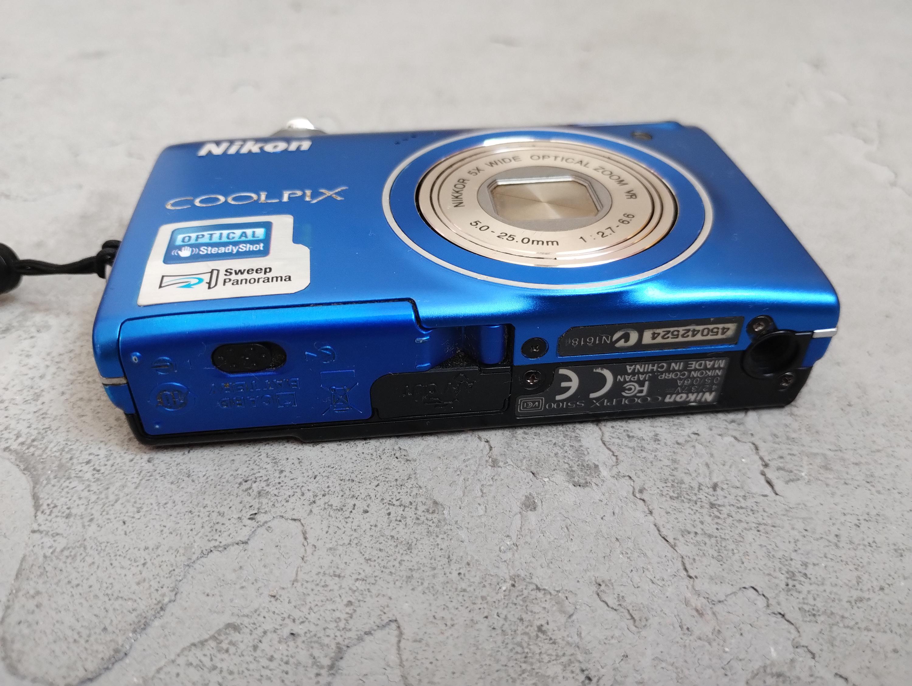 Nikon Coolpix S5100 Digital Camera – Blue – Tested Working - Etsy