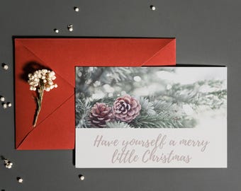 Digital download Christmas greeting card printable for friends gift for family xmas card for family gift for parents gift for grandparents