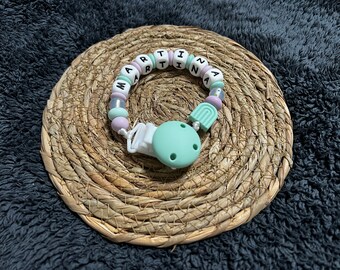 personalized pacifier holder