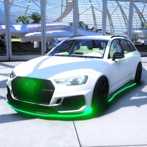Custom Audi RS4 Avant: Animated FiveM Ready Car (Instant Download)