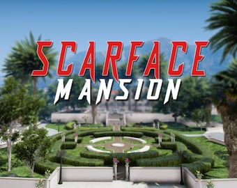 RARO Scarface Mansion / FiveM / Grand Theft Auto 5 / Ottimizzato / Alta qualità / MLO