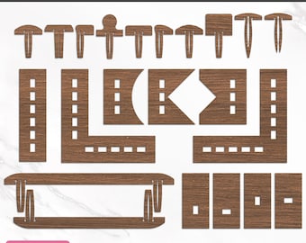 Bundel honingraat pinnen, honingraat pinnen Svg, honingraat pinnen Svg, kruimellade pin, lasergesneden pinnen, lasergesneden bestanden, DIY, Instant Download