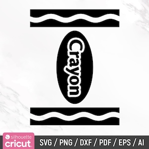 Crayon Svg, Crayon Halloween Costume Svg, Crayon Tshirt, Crayon Wrapper Svg, Cut Files, Sublimation Design, Cricut, Png, Instant Download