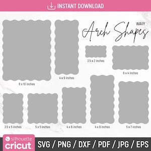 Wavy Svg Bundle, Wavy Invitation Svg, Wavy Shape Svg, Wavy Frame Svg, Wave Svg, Wavy Edge Svg, Wavy Sign Svg, Wavy Invite, Instant Download