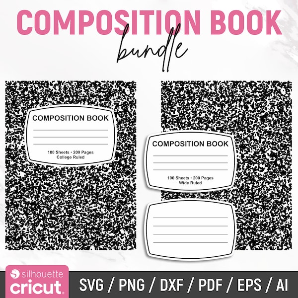 Teacher Composition Book Template Etsy Teacher Composition Book Template Etsy