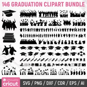 Paquete SVG de graduación, clipart de graduación, estudiante Svg, orgulloso graduado 2025, graduación 2025, clase de 2025, gorro de graduación Svg, descarga instantánea