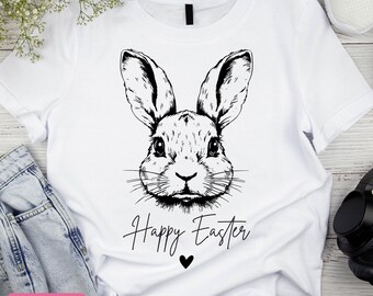 Feliz Pascua SVG, Conejo de Pascua SVG, Pascua SVG, Conejo SVG, Primavera SVG, Flores SVG, Camiseta de Pascua SVG, Diseños de sublimación, Descarga instantánea