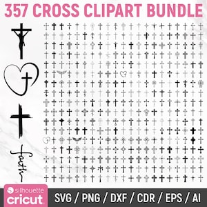 Cruz SVG, clipart de cruz, SVG cristiano, SVG católico, SVG de cruz de Jesús, SVG de cruz de fe, SVG religioso, SVG de Pascua, archivos de corte, descarga instantánea