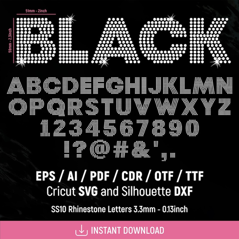 Letras Rhinestone Rhinestone - Etsy