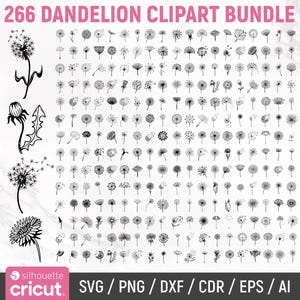 Dandelion Svg Bundle, Dandelion Svg, Just Breathe Svg, Dandelion Blowing Svg, Dandelion Clipart, Kindness Svg, Flower Svg, Instant Download