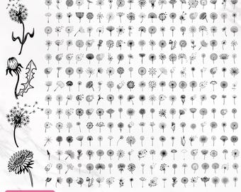 Dandelion Svg Bundle, Dandelion Svg, Just Breathe Svg, Dandelion Blowing Svg, Dandelion Clipart, Kindness Svg, Flower Svg, Instant Download