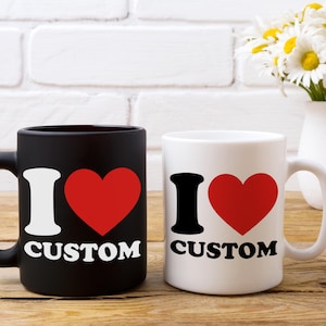 Anpassad Canva-mall för I Love, personlig hjärttext, anpassad text för I Love, redigerbar skjortdesign, anpassad alla hjärtans dag-present, redigerbar Canva bild 3