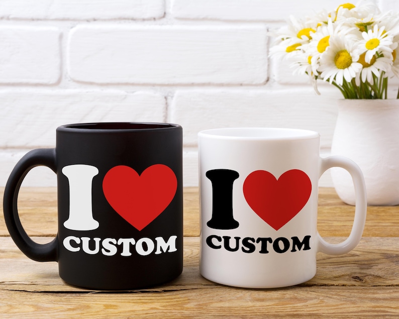 Anpassad Canva-mall för I Love, personlig hjärttext, anpassad text för I Love, redigerbar skjortdesign, anpassad alla hjärtans dag-present, redigerbar Canva bild 3