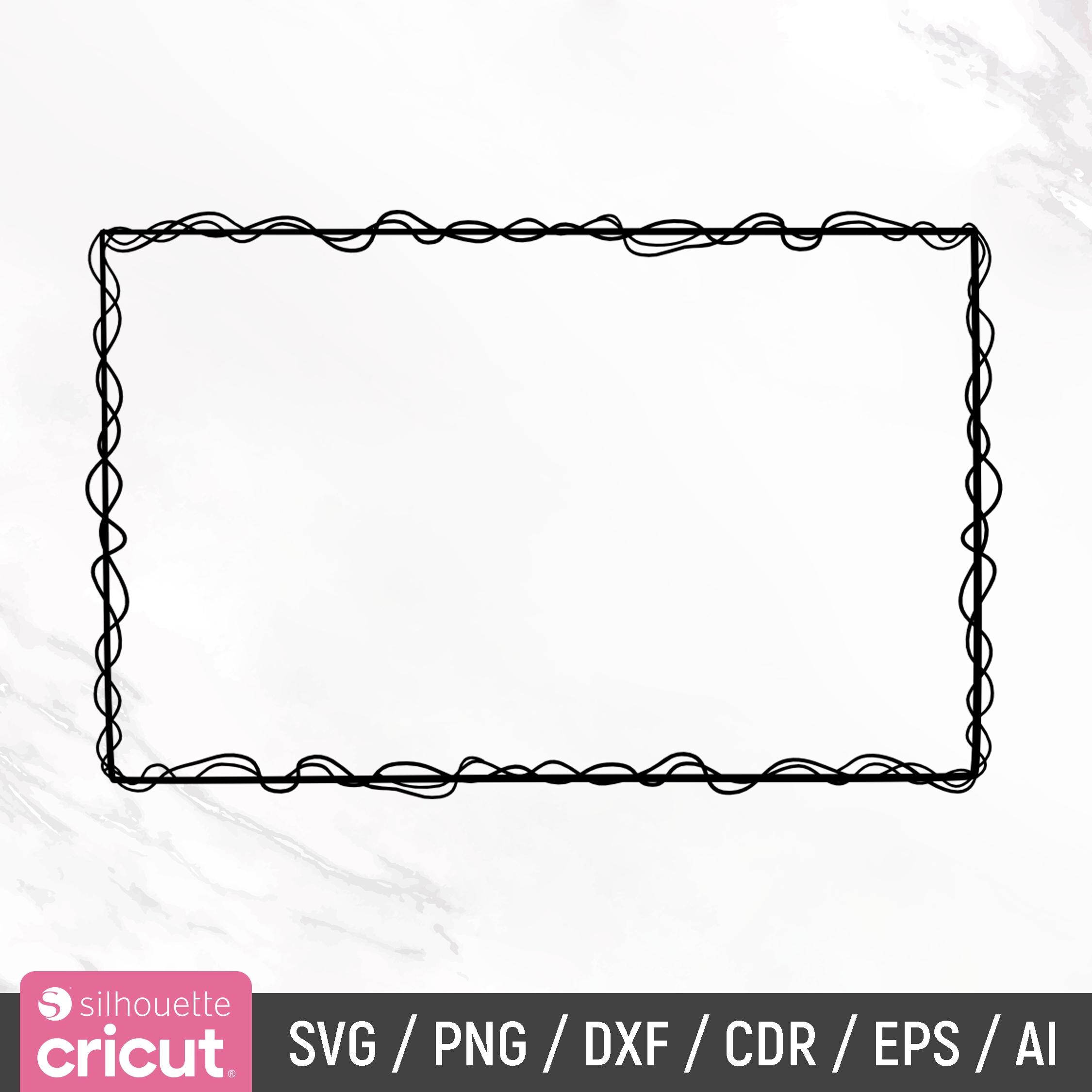 Rectangle Frame Svg Bundle, Vintage Frame Svg, Rectangle Svg, Geometric ...