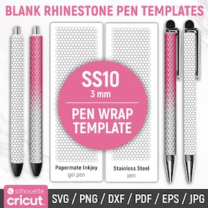 Rhinestone Pen Pattern, Bundle, Rhinestone Pen Blank