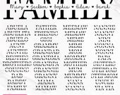 44 Split Name Frame Svg, Bundle, Split Monogram Svg, Personalised, Clipart, Custom, Outline, Cricut, Silhouette, DIY, Png, Instant Download