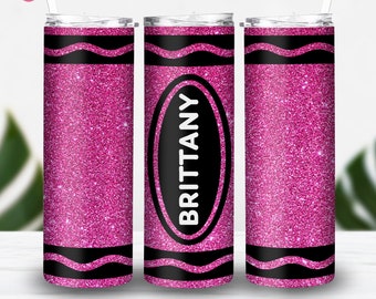 Teacher Tumbler Wrap Design, Crayon Tumbler Wrap Design, Teacher Appreciation, 20oz Skinny Tumbler Wrap, Teacher Life, Sublimation Designs