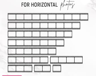 Film Strip Svg, Movie Filmstrip Svg, Picture Frame Svg, Cinema Vintage Svg, Negative Film Strips, Film Strip Photo Frame, Instant Download
